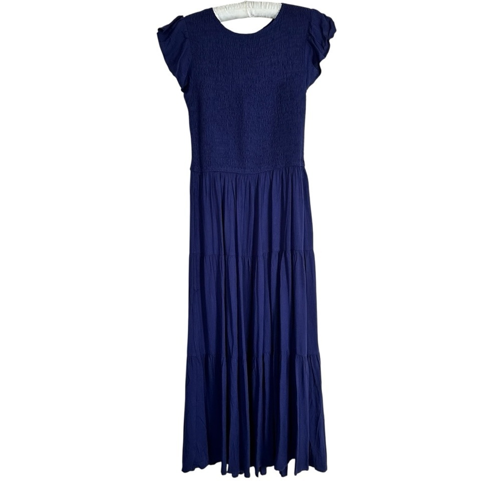 Zesica Navy Blue Midi Dress Size Small - Picture 3 of 11